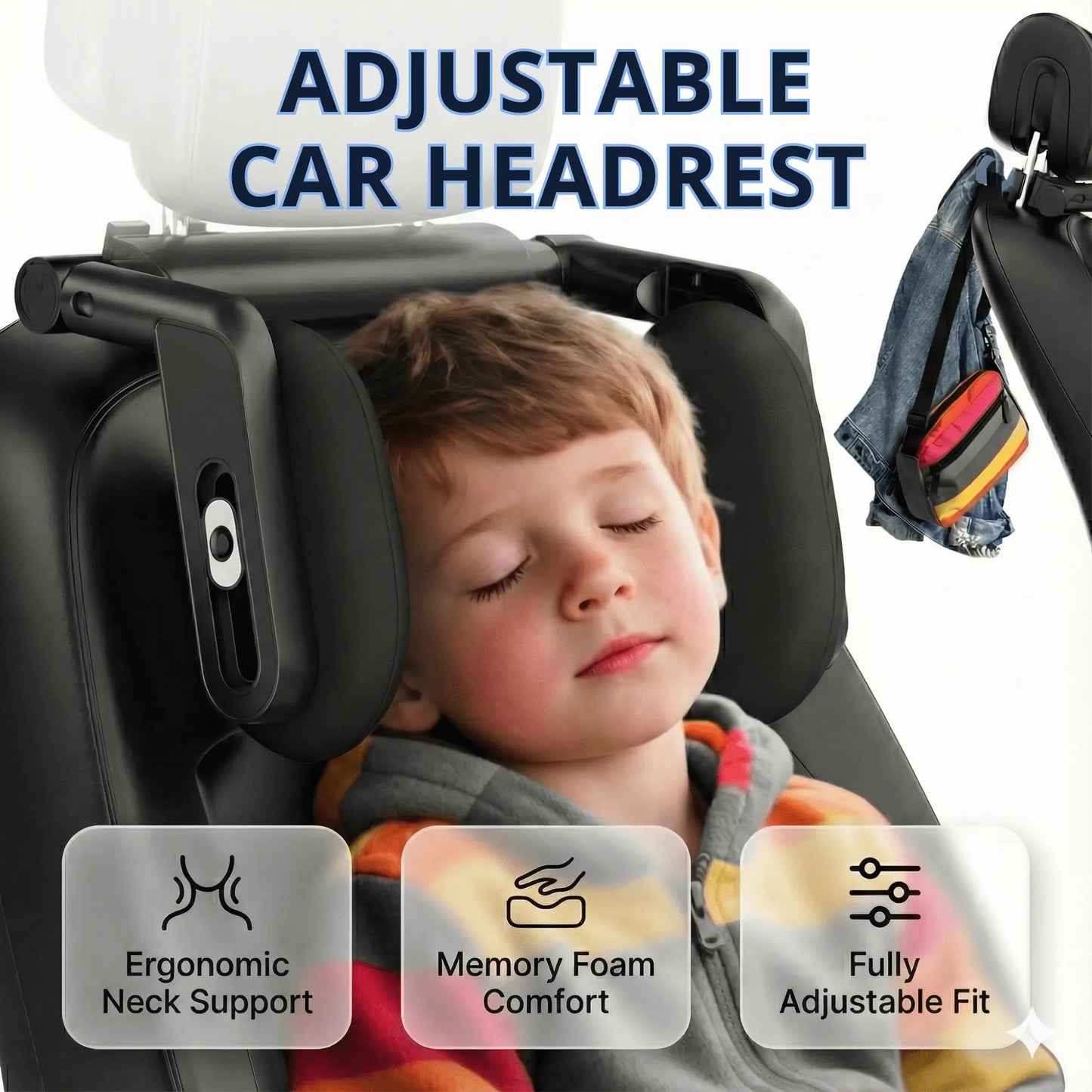 AutoFlexium™ Adjustable 360° Head and Neck Support Autoflexium