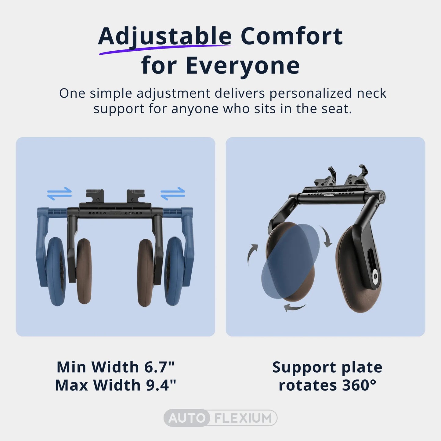AutoFlexium™ Adjustable 360° Head and Neck Support Autoflexium