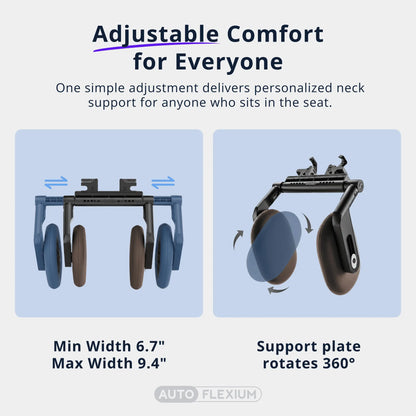 AutoFlexium™ Adjustable 360° Head and Neck Support Autoflexium