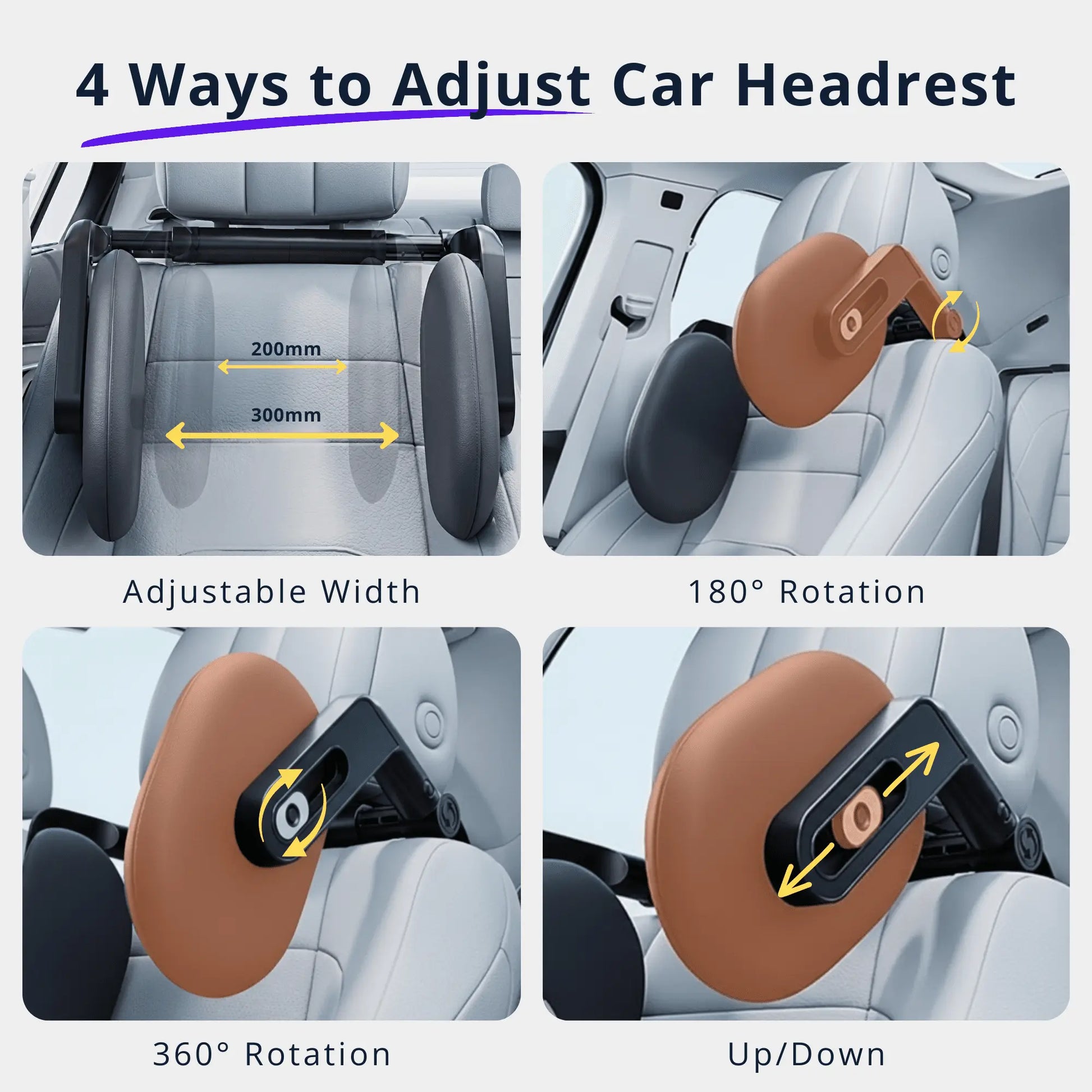AutoFlexium™ Adjustable 360° Head and Neck Support Autoflexium